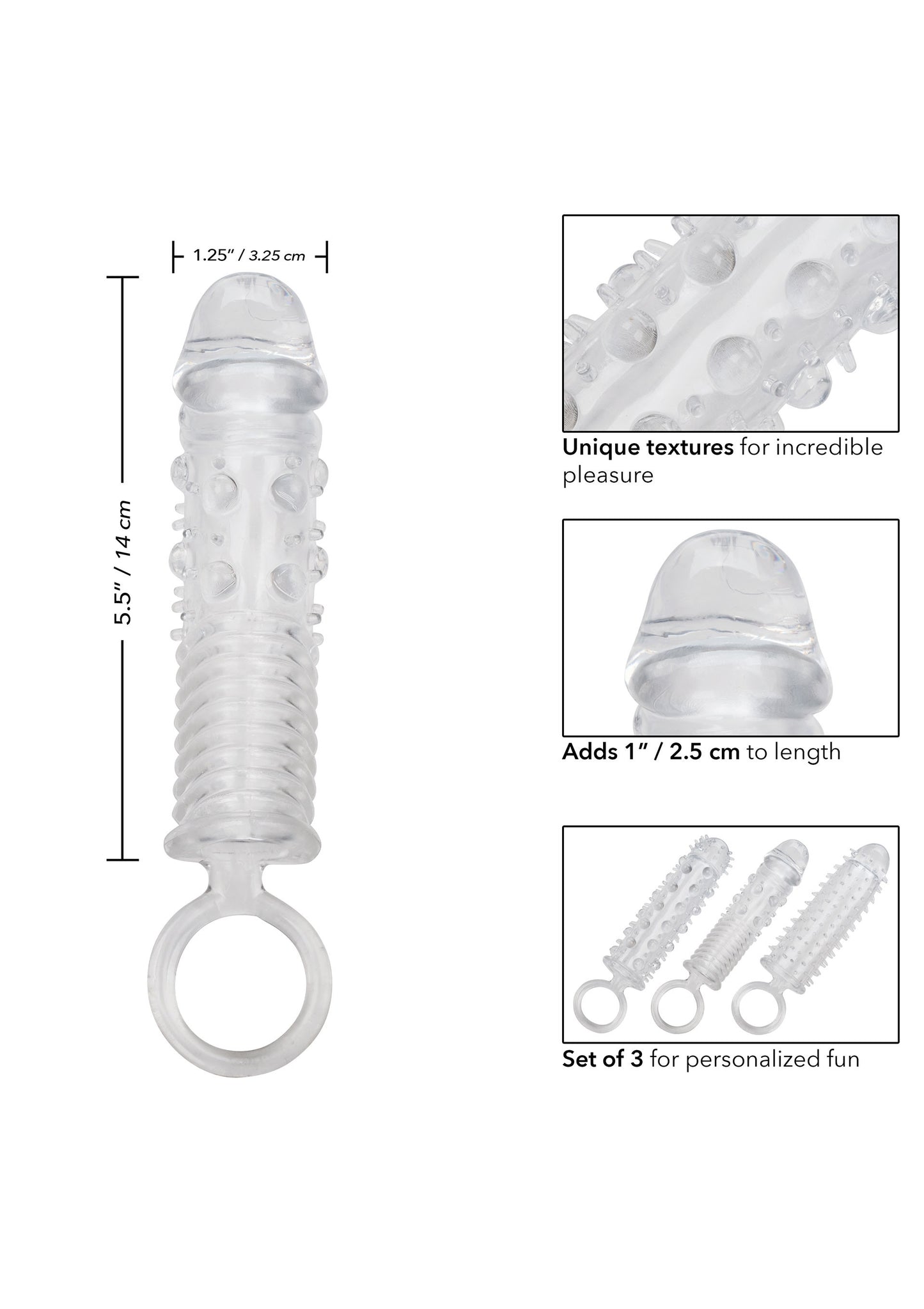 Set Guaina trasparente 3 pcs
