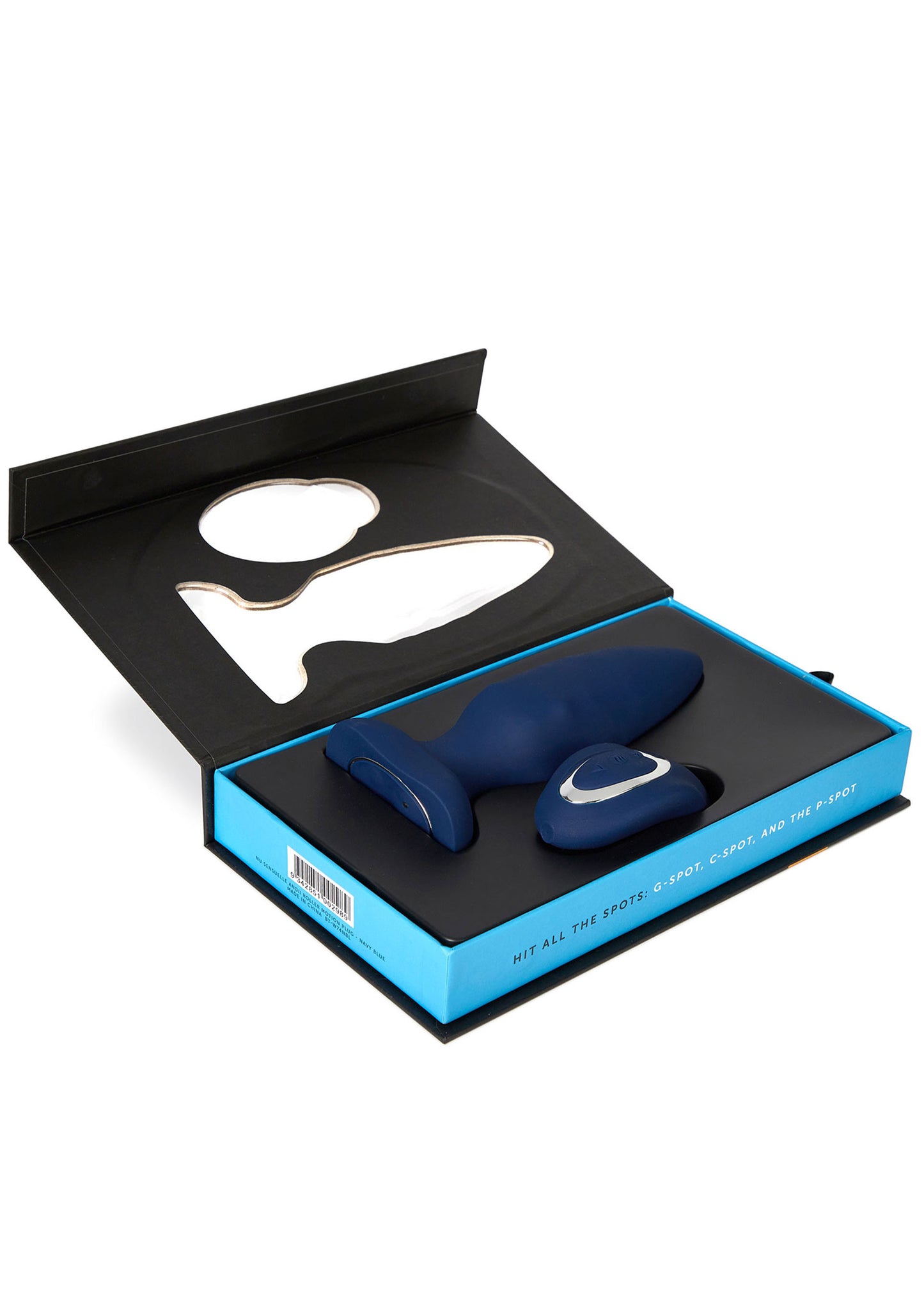 Plug vibrante blu Andii Roller Motion
