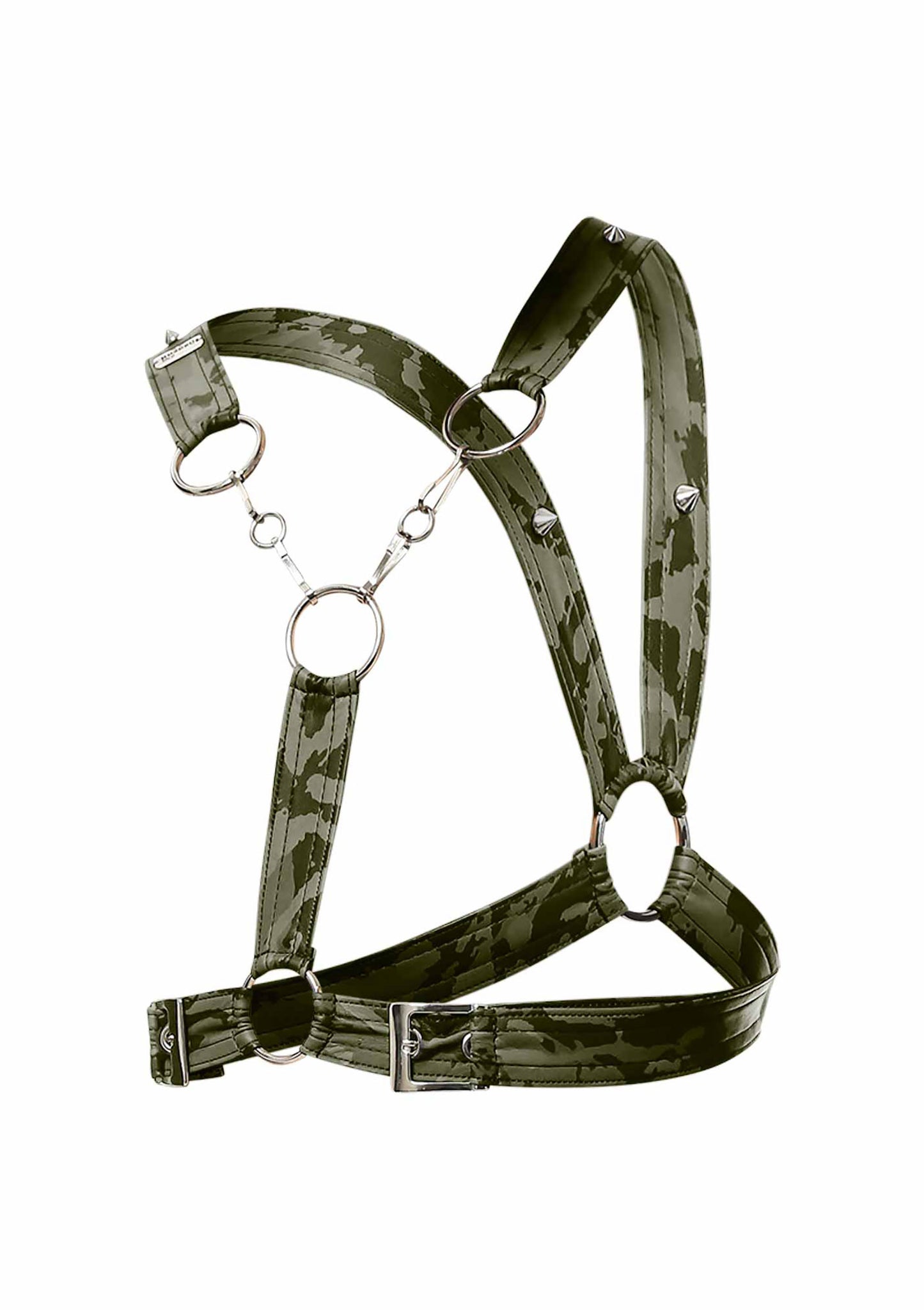 Pettorina verde militare DNGEON Cross Chain Harness