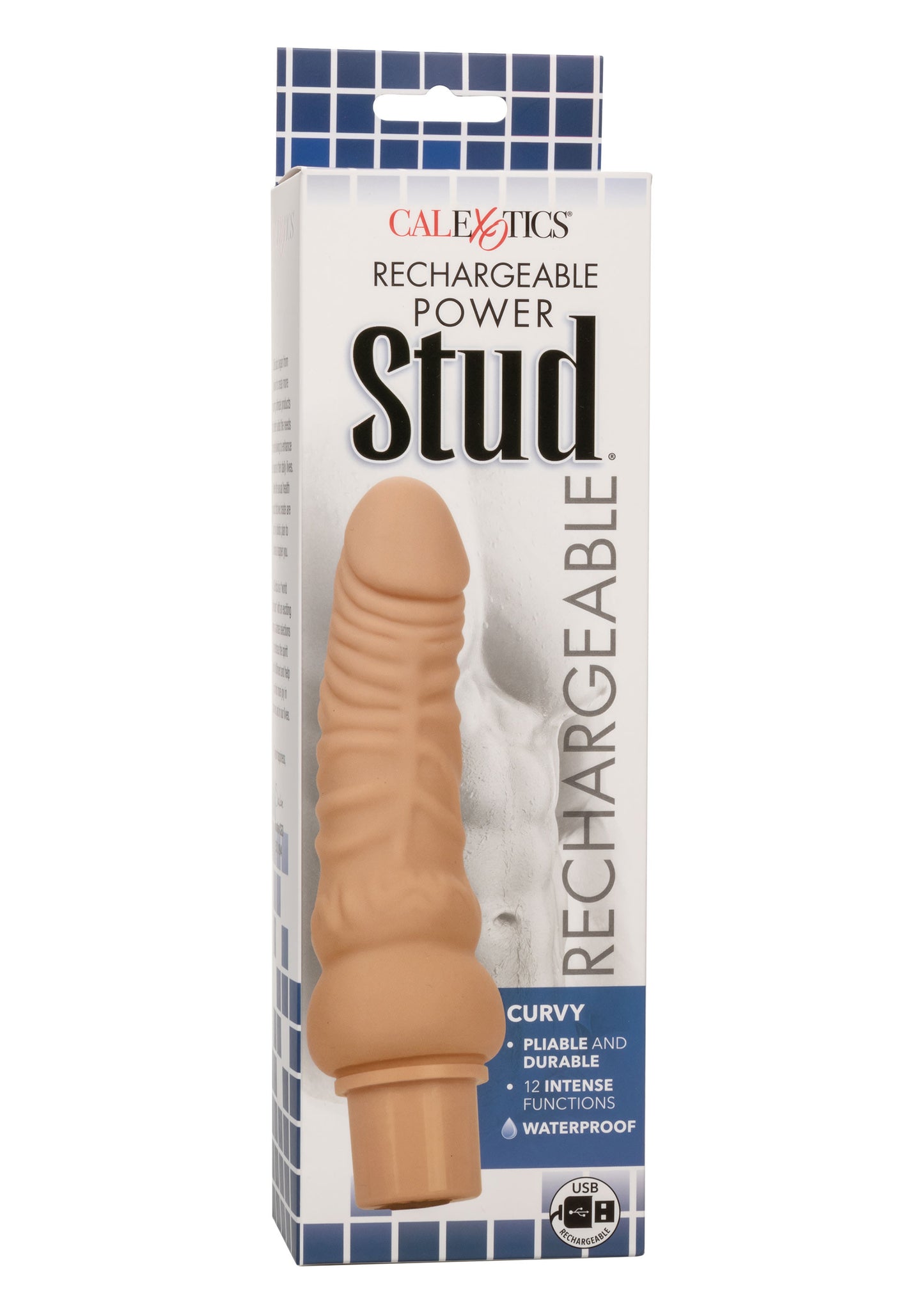 Vibratore curvo chiaro Rechargeable Stud Curvy