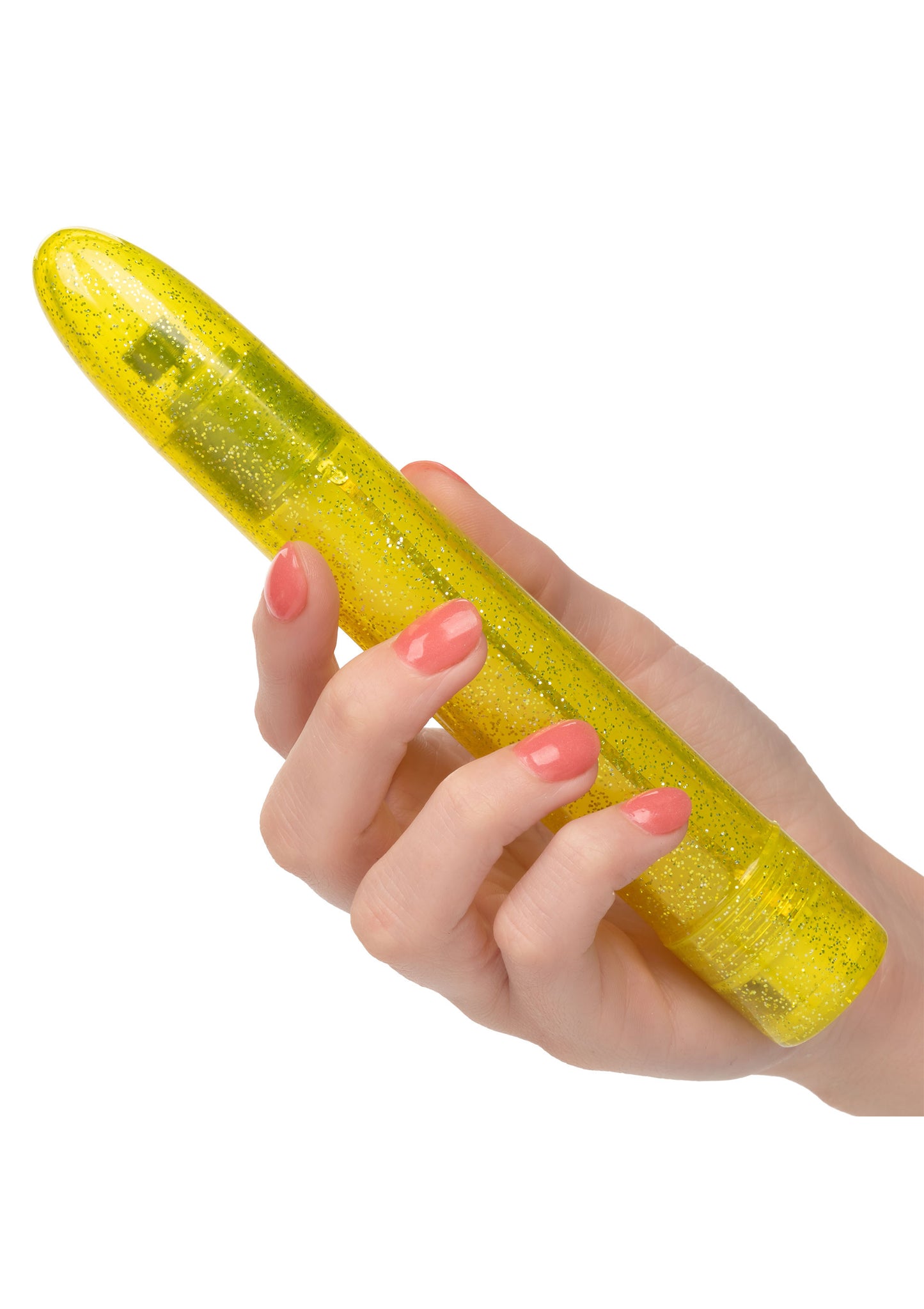 Vibratore classico giallo Sparkle Slim Vibe