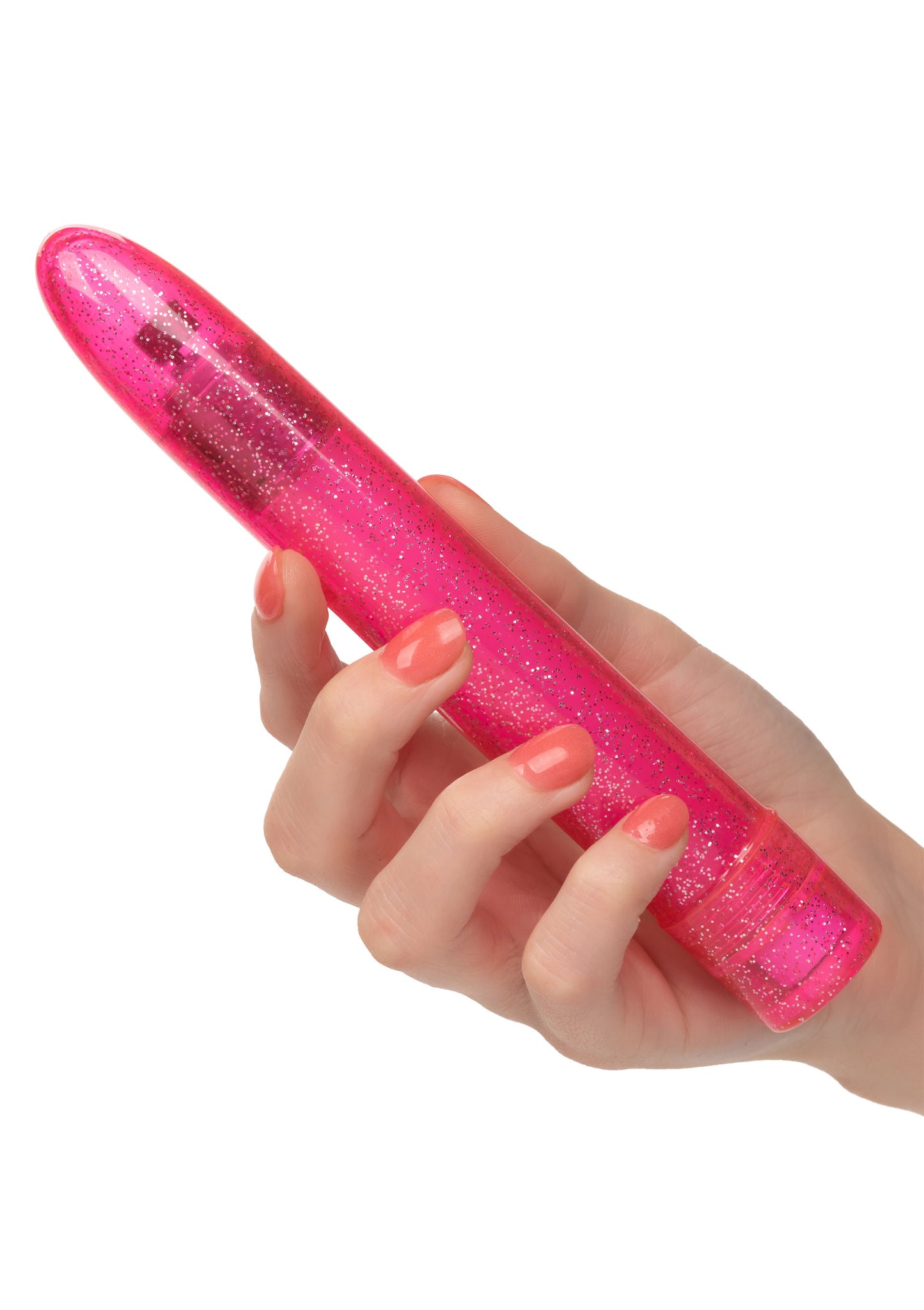 Vibratore classico rosa Sparkle Slim Vibe