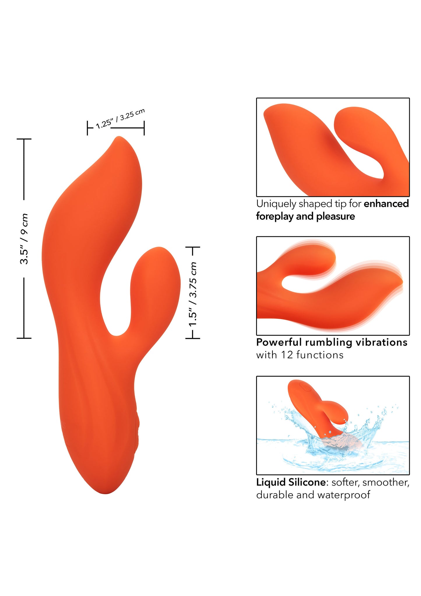 Vibratore rabbit Stella Dual Teaser