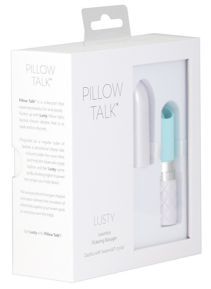 Vibratore a rossetto Lusty turchese
