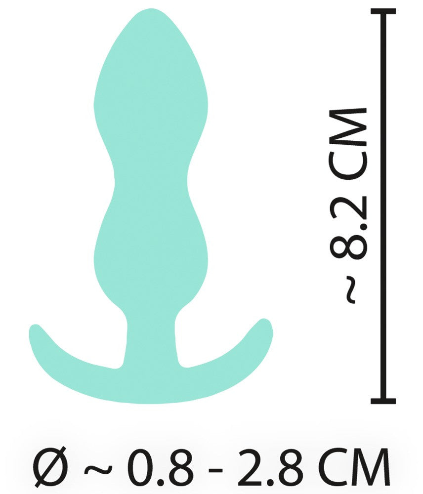 Plug anale Mini Butt Plug cuties verde