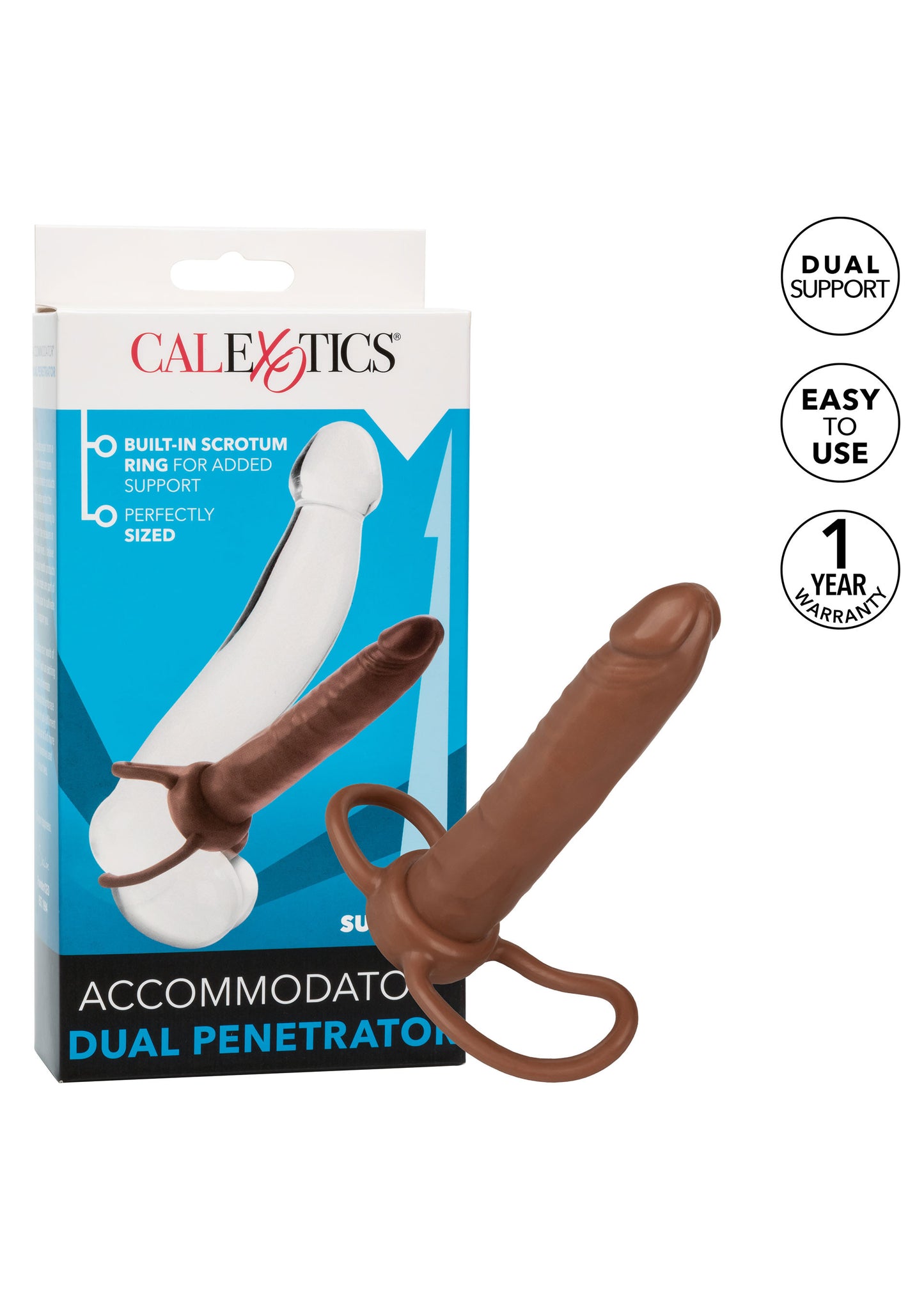 fallo indossabile Accommodator dual Penetrator brown