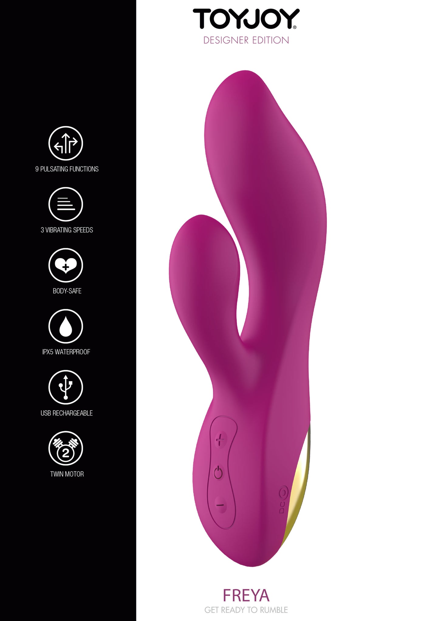 vibratore rabbit Freya Rumble Vibrator