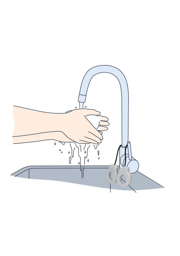 Sapone per le mani a forma manette Cuff Soap