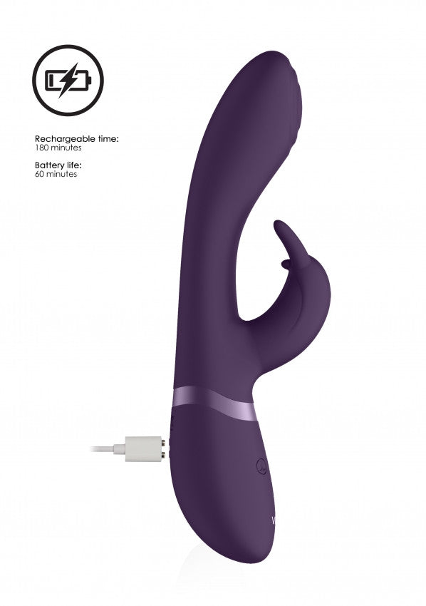Vibratore Rabbit Cato Pulse G-spot Viola