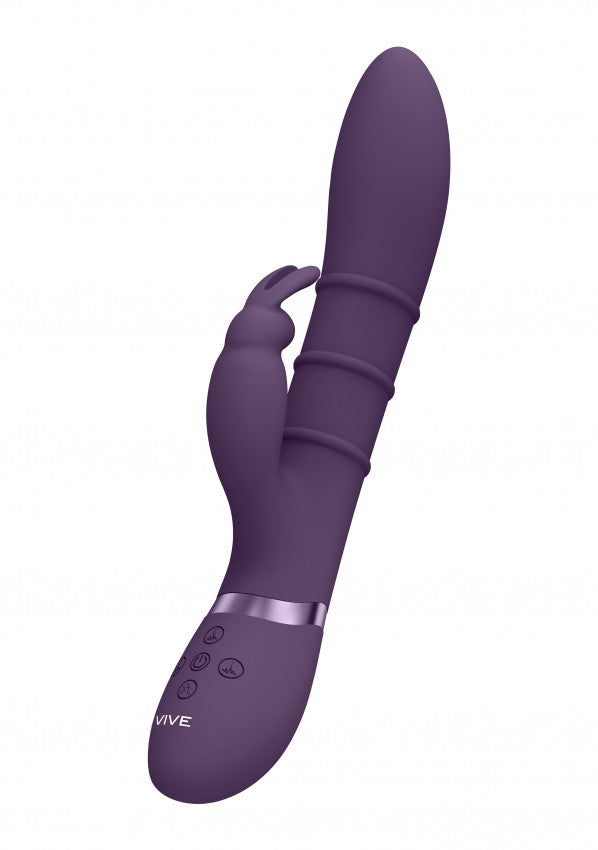 Vibratore vaginale rabbit Stimulating Rings, Vibrating G-Spot Rabbit Purple
