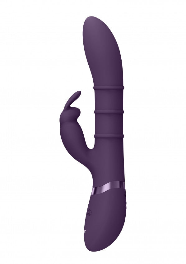 Vibratore vaginale rabbit Stimulating Rings, Vibrating G-Spot Rabbit Purple