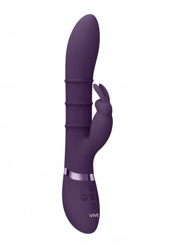 Vibratore vaginale rabbit Stimulating Rings, Vibrating G-Spot Rabbit Purple