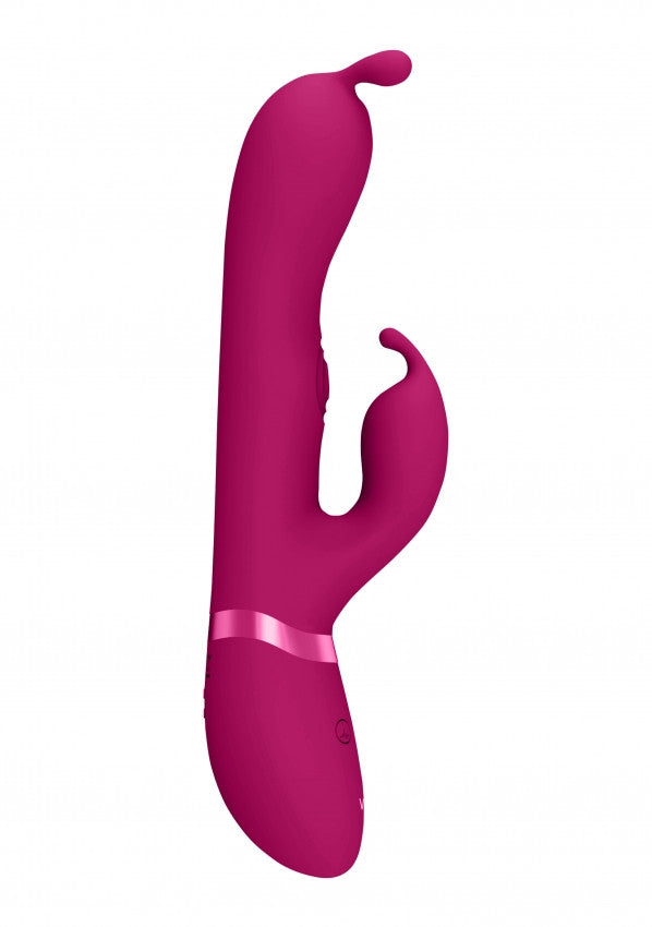 Vibratore vaginale rabbit Triple Action Vibrating Rabbit with PulseWave Shaft Pink