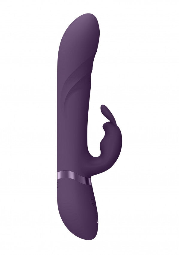 Vibratore vaginale rabbit Vibrating and Rotating Beads, G-Spot Rabbit Purple