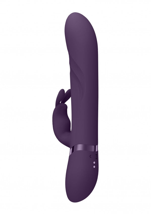 Vibratore vaginale rabbit Vibrating and Rotating Beads, G-Spot Rabbit Purple