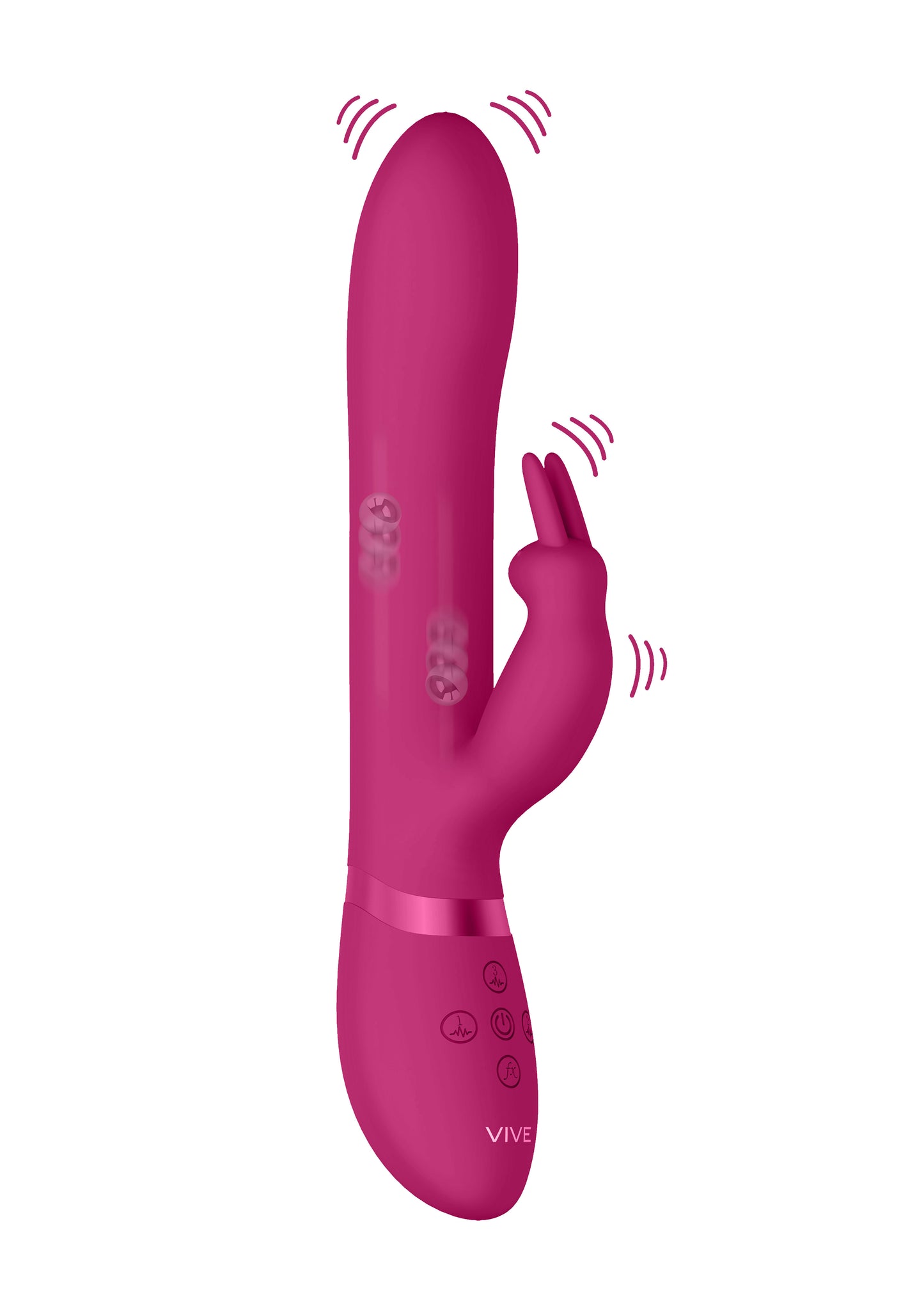 Vibratore rabbit amoris fucsia