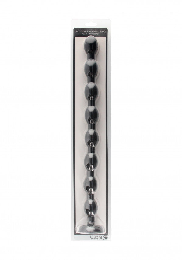 Fallo anale a sfere Ass Snake Beaded Dildo
