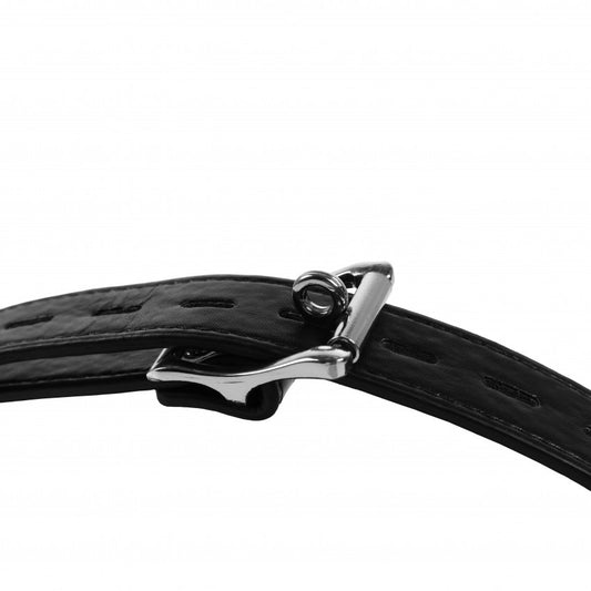 Set costrittivo polsini per gambe Kneeling Thigh Cuff Set Black