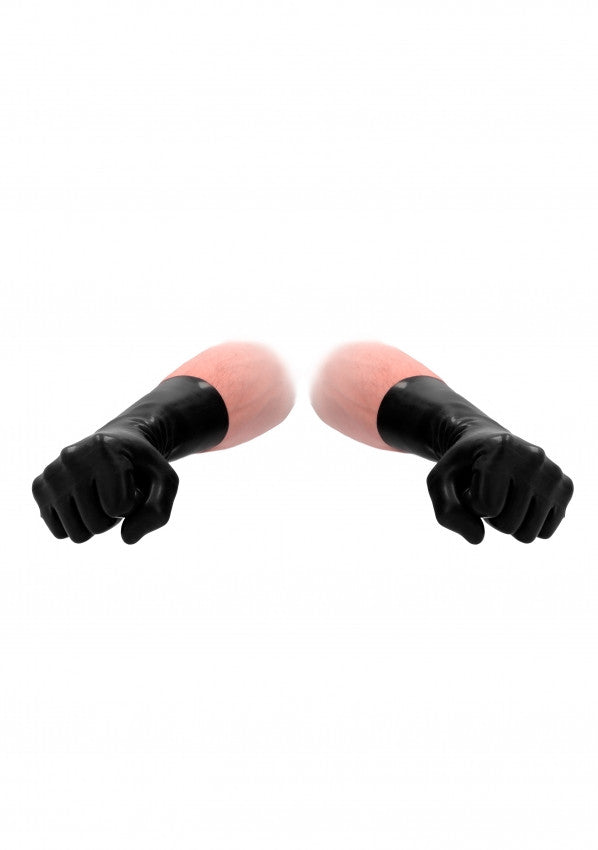 Guanti in lattice Latex Short Gloves Black