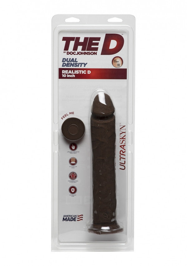 Fallo maxi Realistic D ULTRASKYN 10 / 25 cm Chocolate