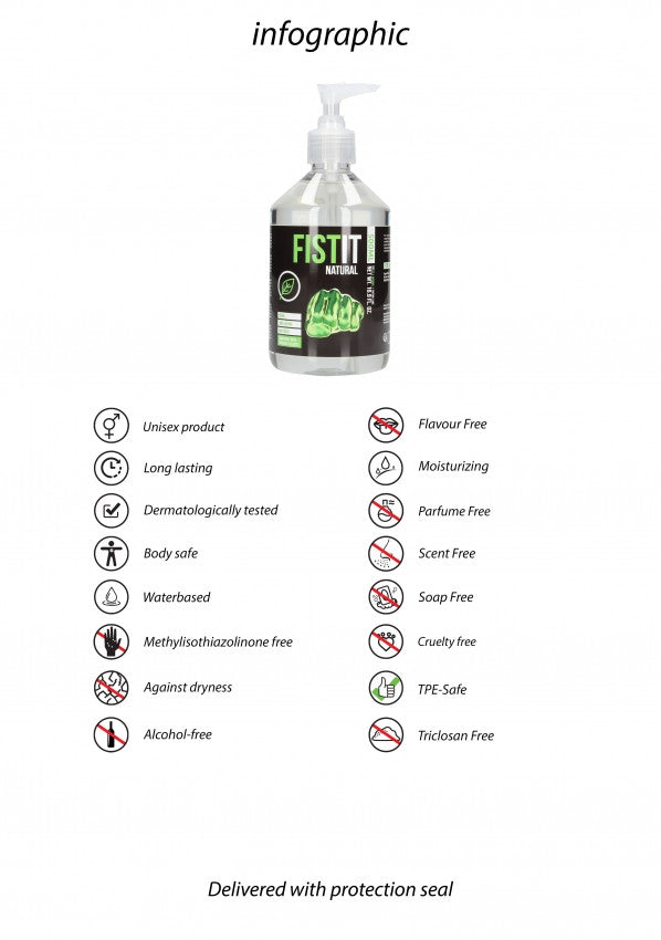 Lubrificante intimo Natural Water Based Lubricant 500 ml