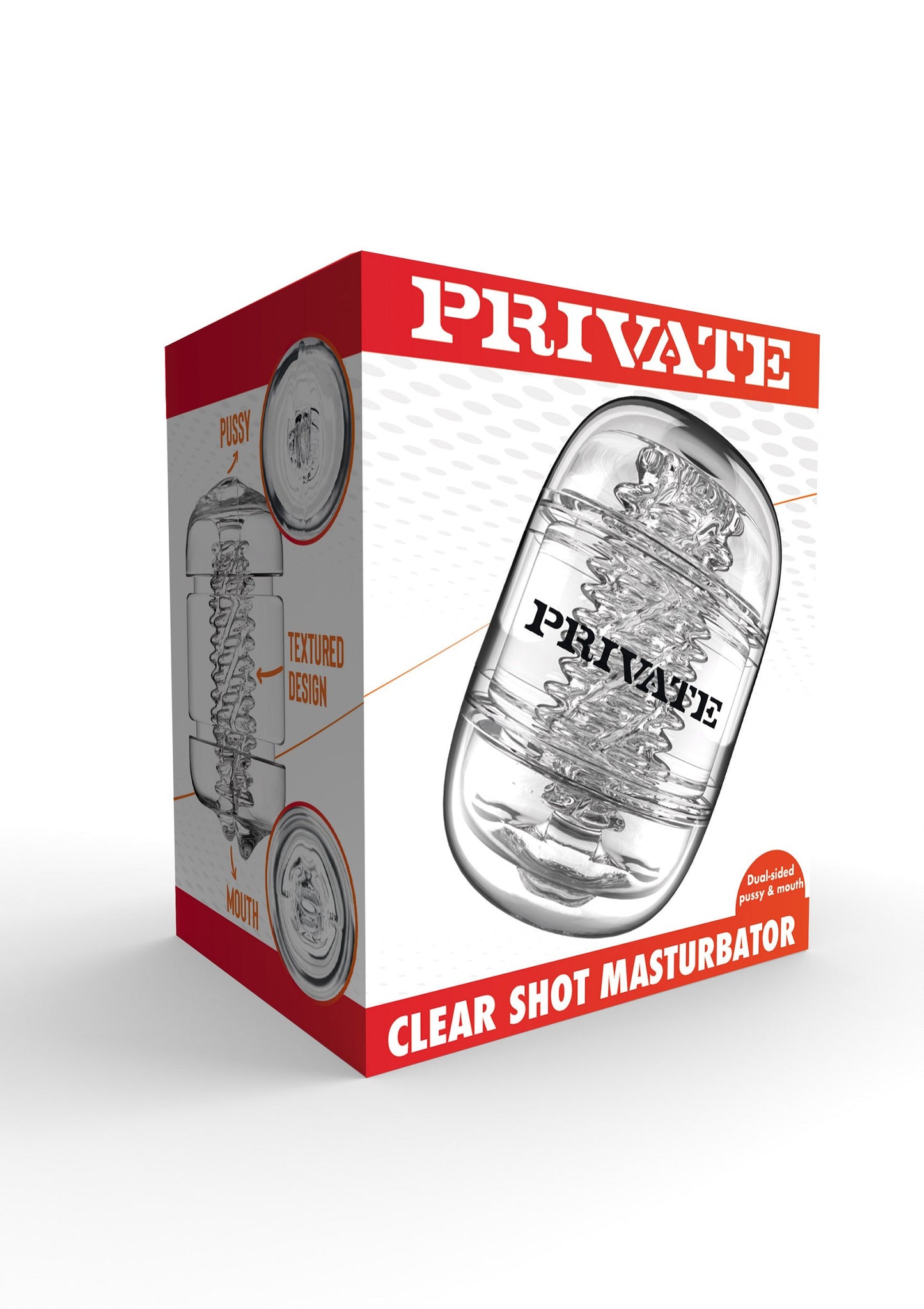 Masturbatore maschile Clear Shot Pussy & Mouth