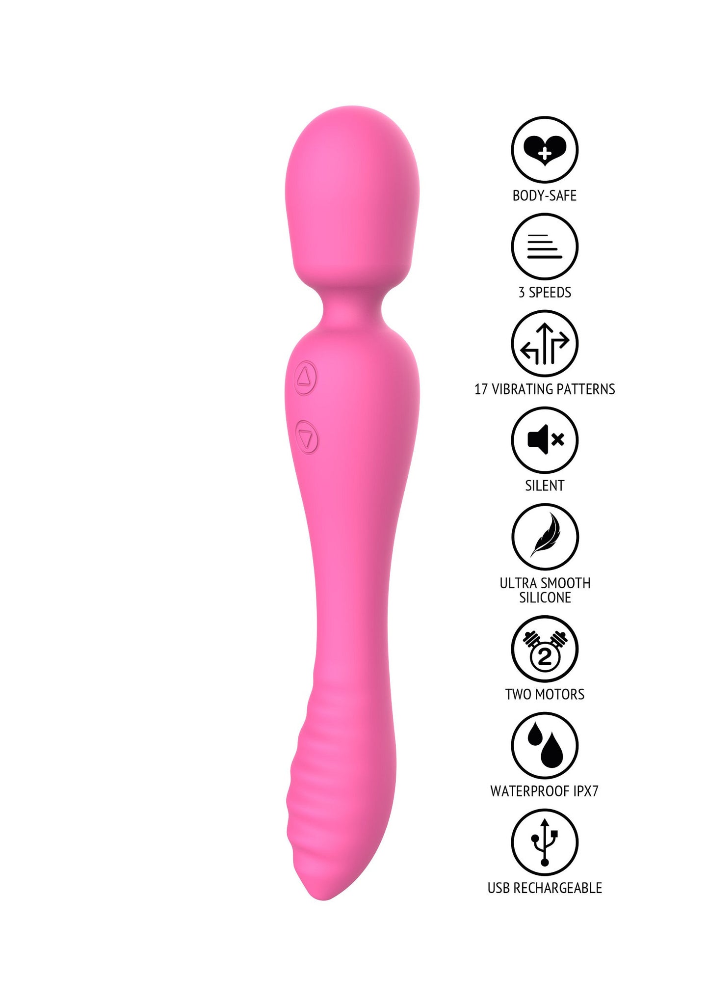 Vibratore wand The Evermore 2 in 1 Massager