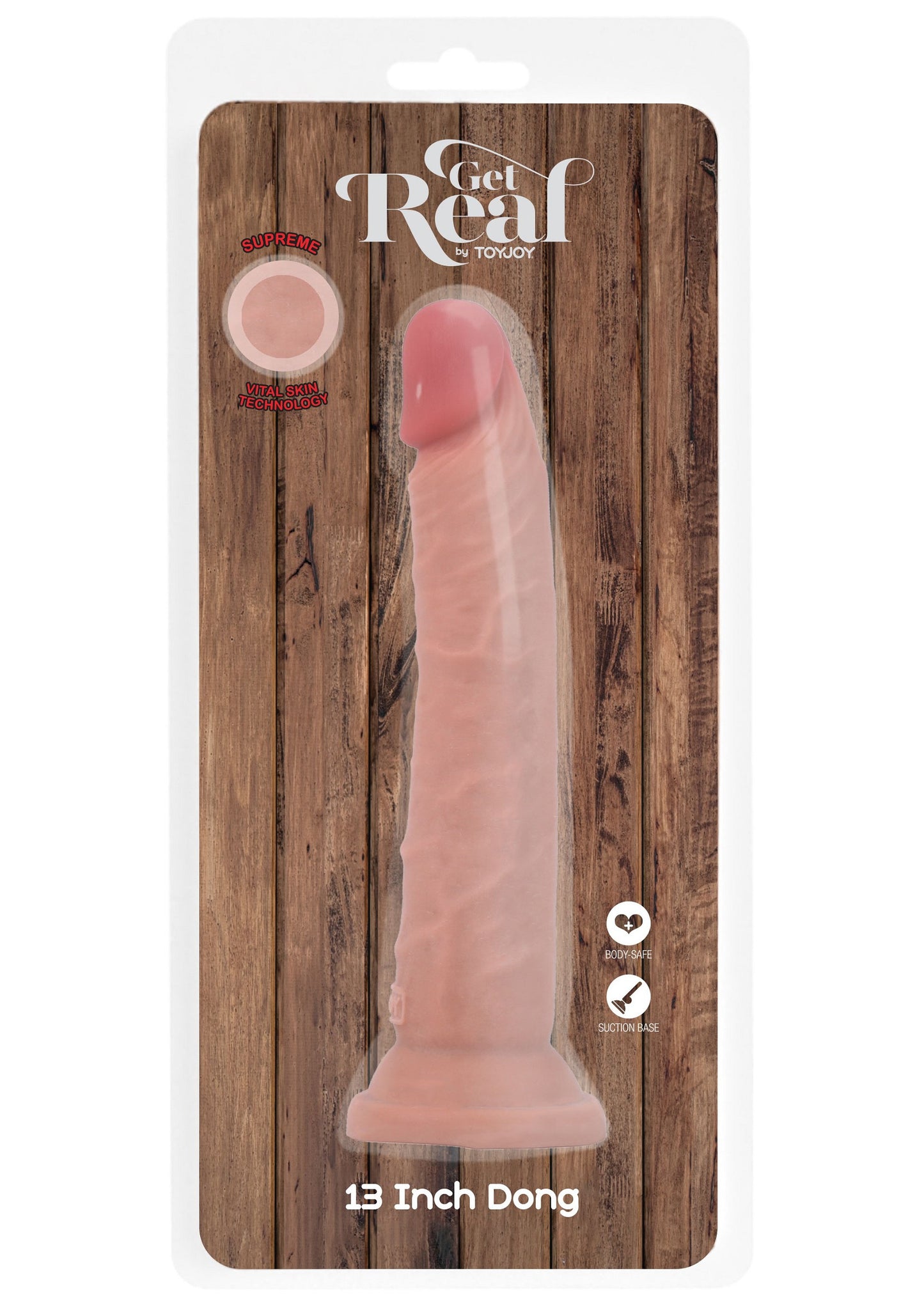 Fallo realistico con ventosa Deluxe Dual Density Dong 13 In