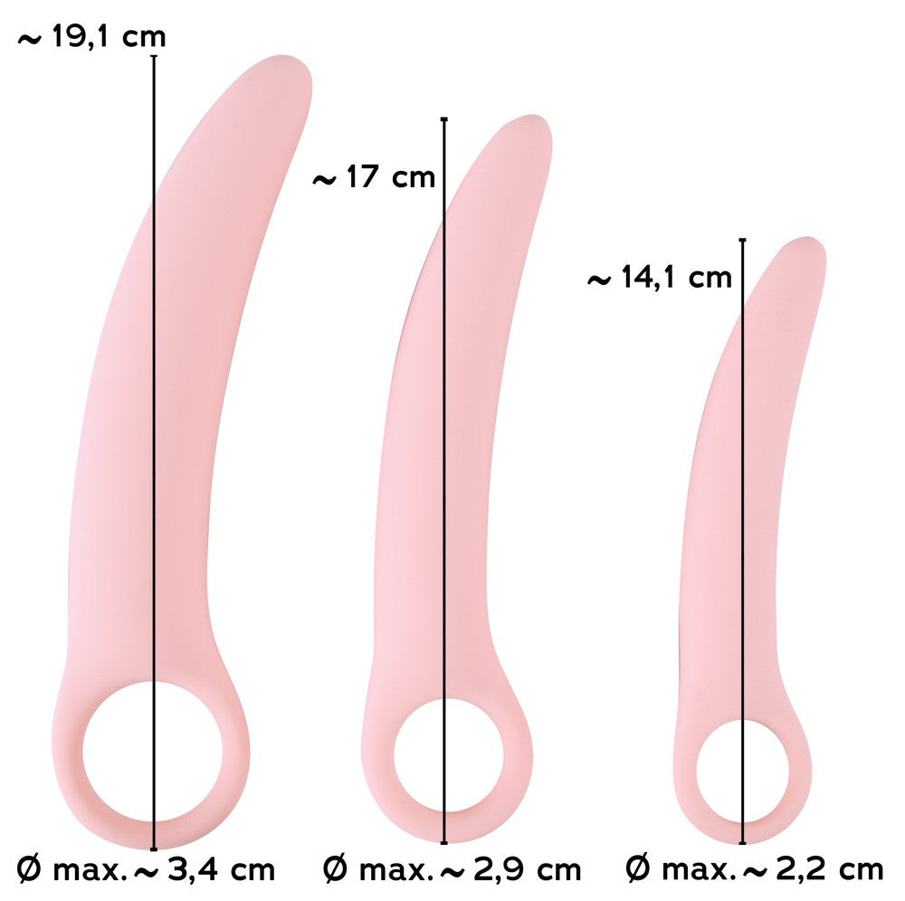 Vaginal trainers set 3 pz dildo in silicone