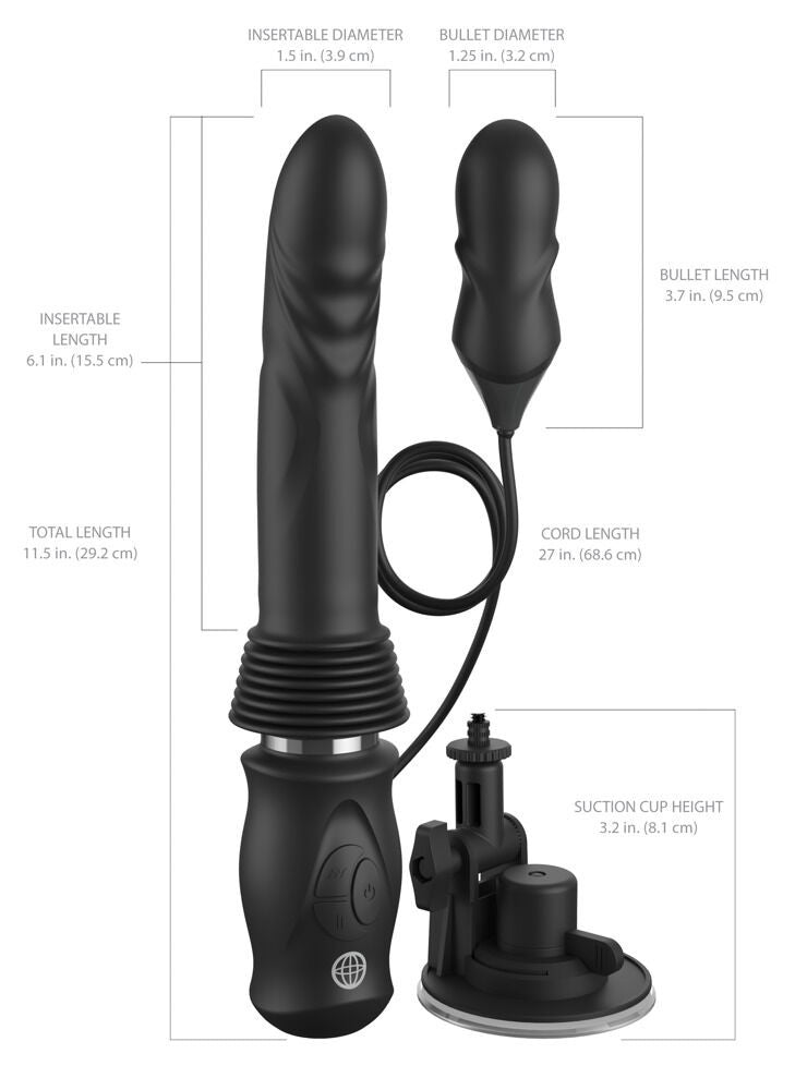 Dildo Vibrante in Silicone