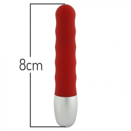 Vibratore vaginale anale stimolatore rosso mini fallo vibrante stimolatore clitoride