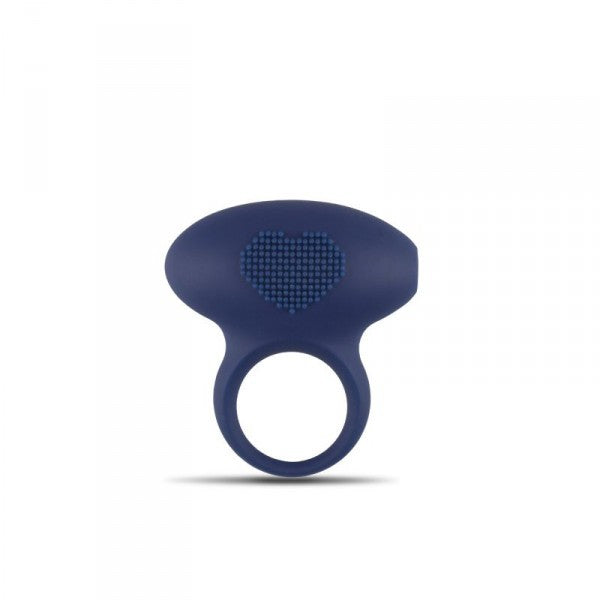 Anello fallico vibrante in silicone emphasis ring heart