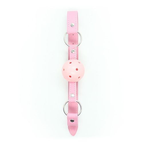 Breathable ball gag rosa traspirante morso pink bondage fetish costrittivo