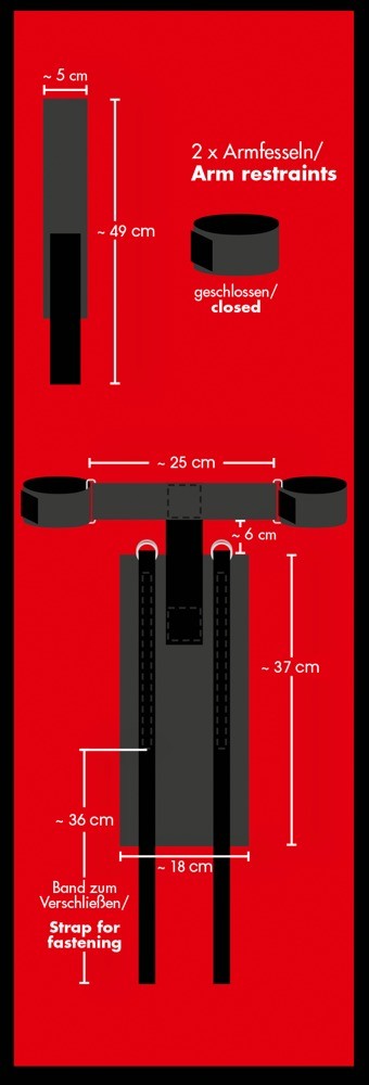 Fetish bondage set costrittivo sexy kit restriant corda harness manette