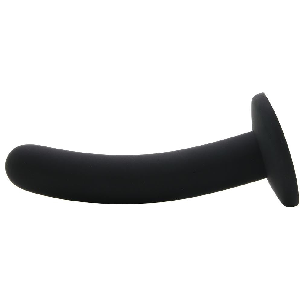 dildo fallo in silicone nero con ventosa curvo penetrazione anale vaginale black