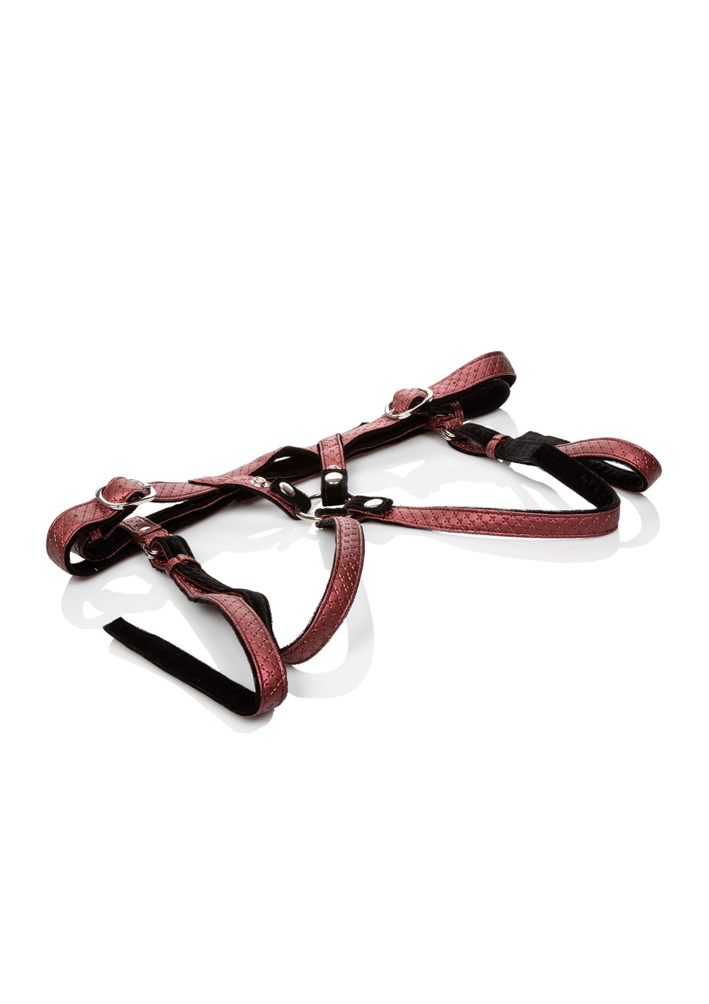 imbracatura strap on indossabile per fallo dildo vibratore donna red harness