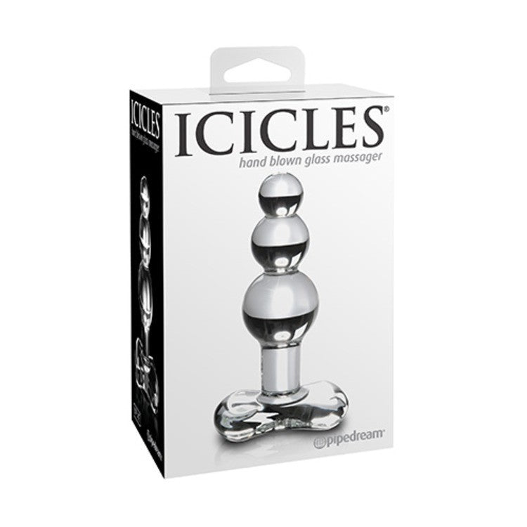Fallo anale in vetro plug glass icicles no 47