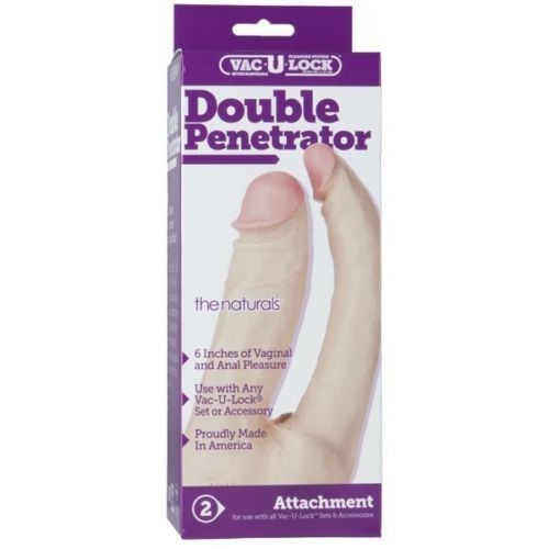 Fallo dildo realistico doppio strap on indossabile vaginale anale vac-u-look flash
