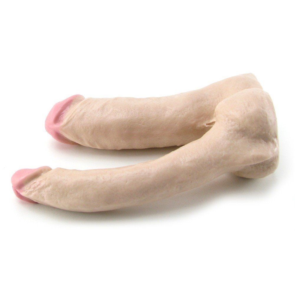 Fallo dildo realistico doppio strap on indossabile vaginale anale vac-u-look flash