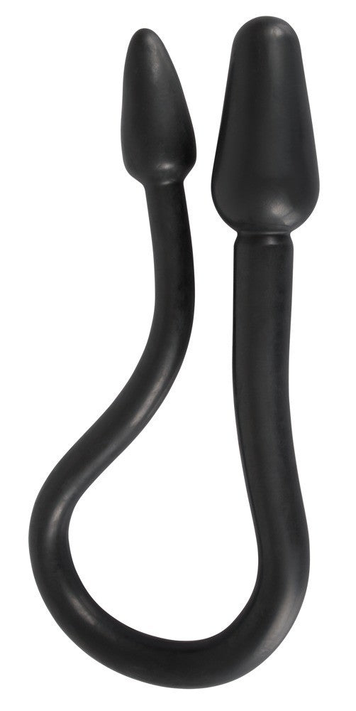 dildo fallo doppio penetrazione vaginale anale nero impermeabile plug black