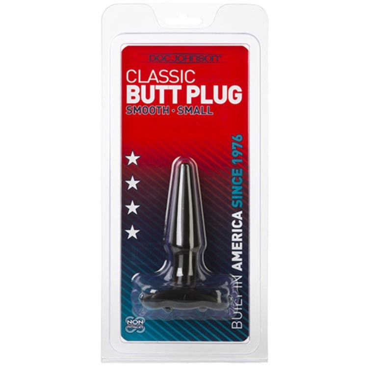 Plug anale plugs smooth classic small black