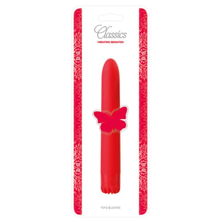 Vibratore Vaginale Classic Medium Red