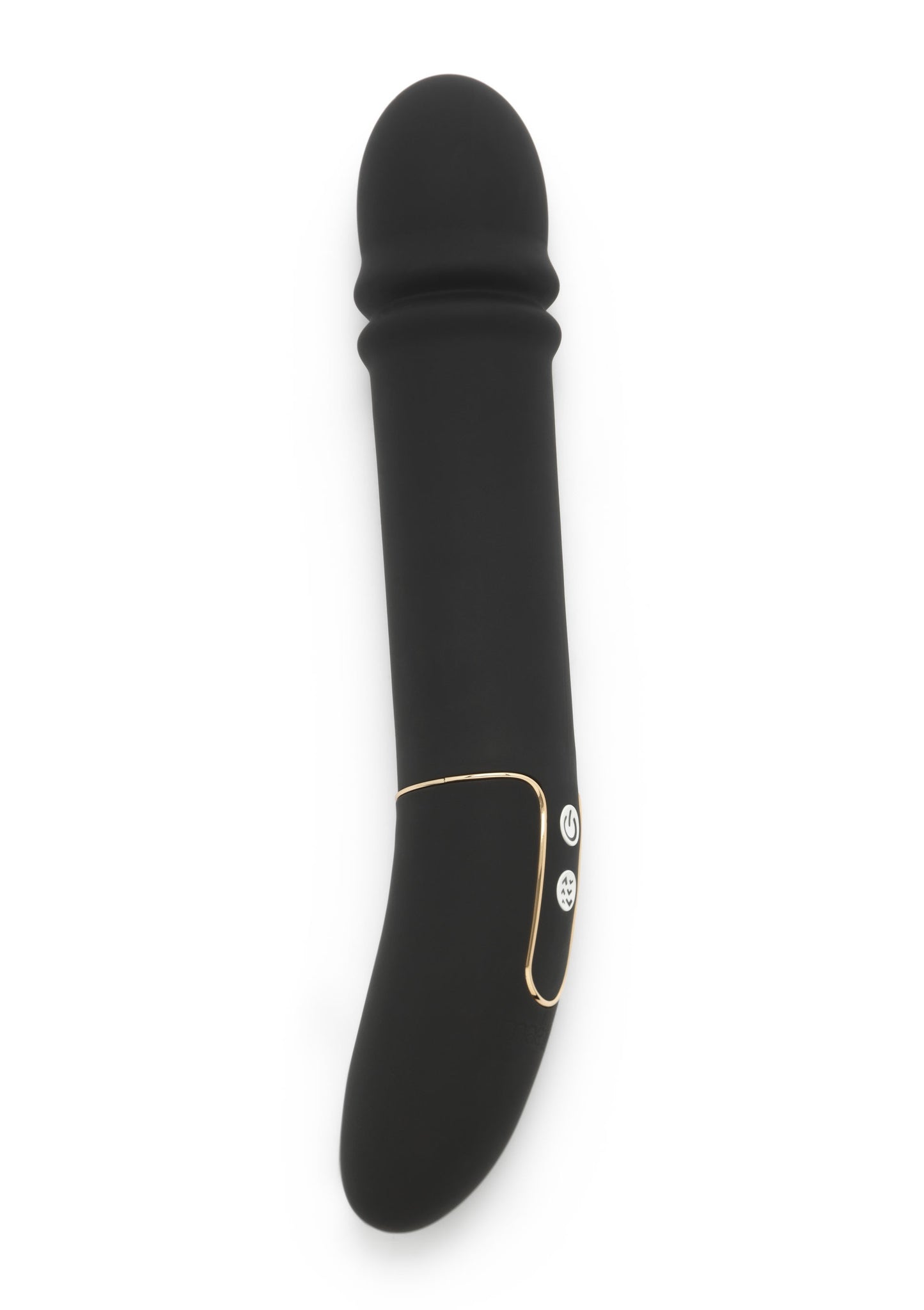 vibratore dildo nero in silicone realistico ricaricabile vaginale anale black PULSE ONE