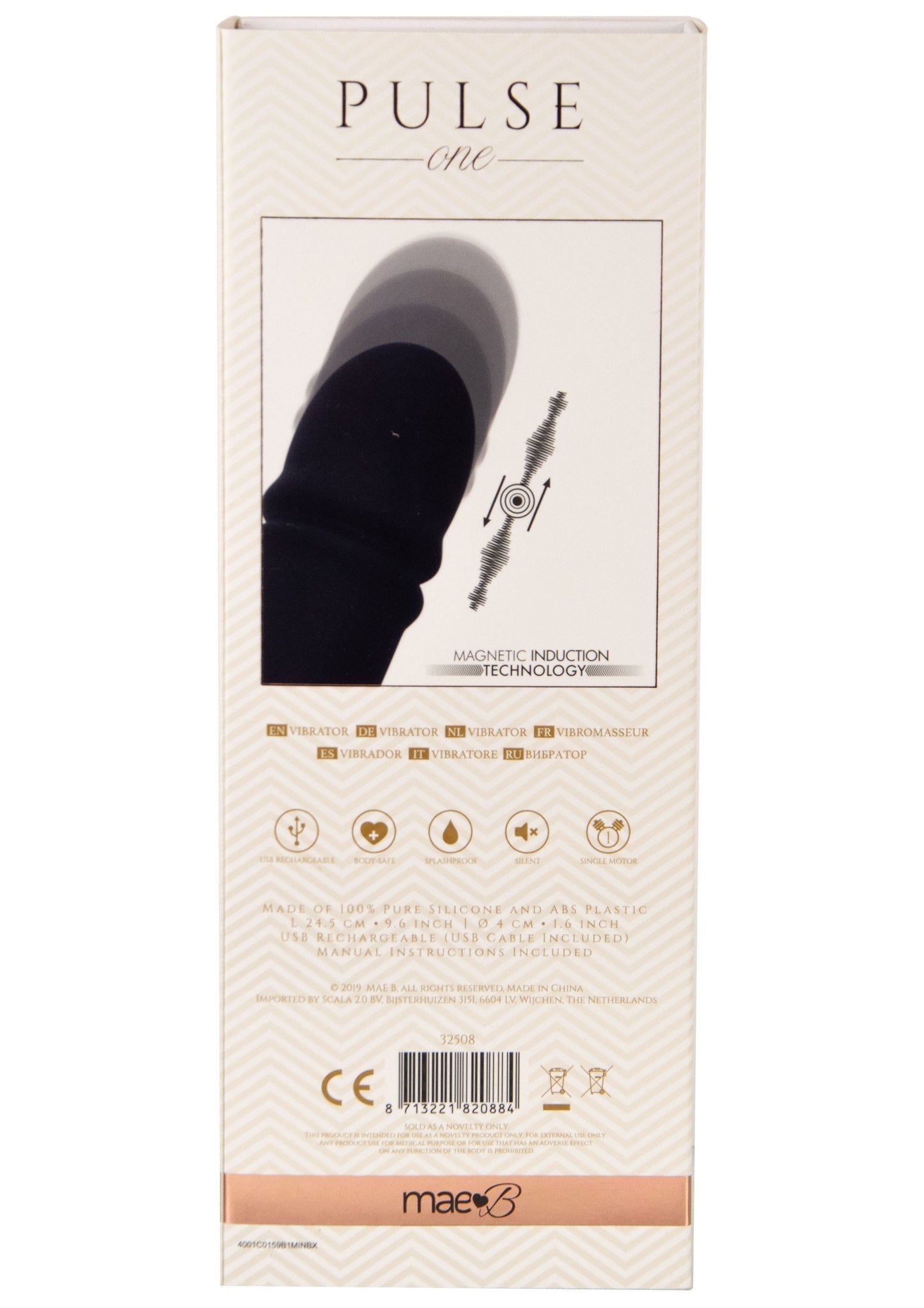 vibratore dildo nero in silicone realistico ricaricabile vaginale anale black PULSE ONE