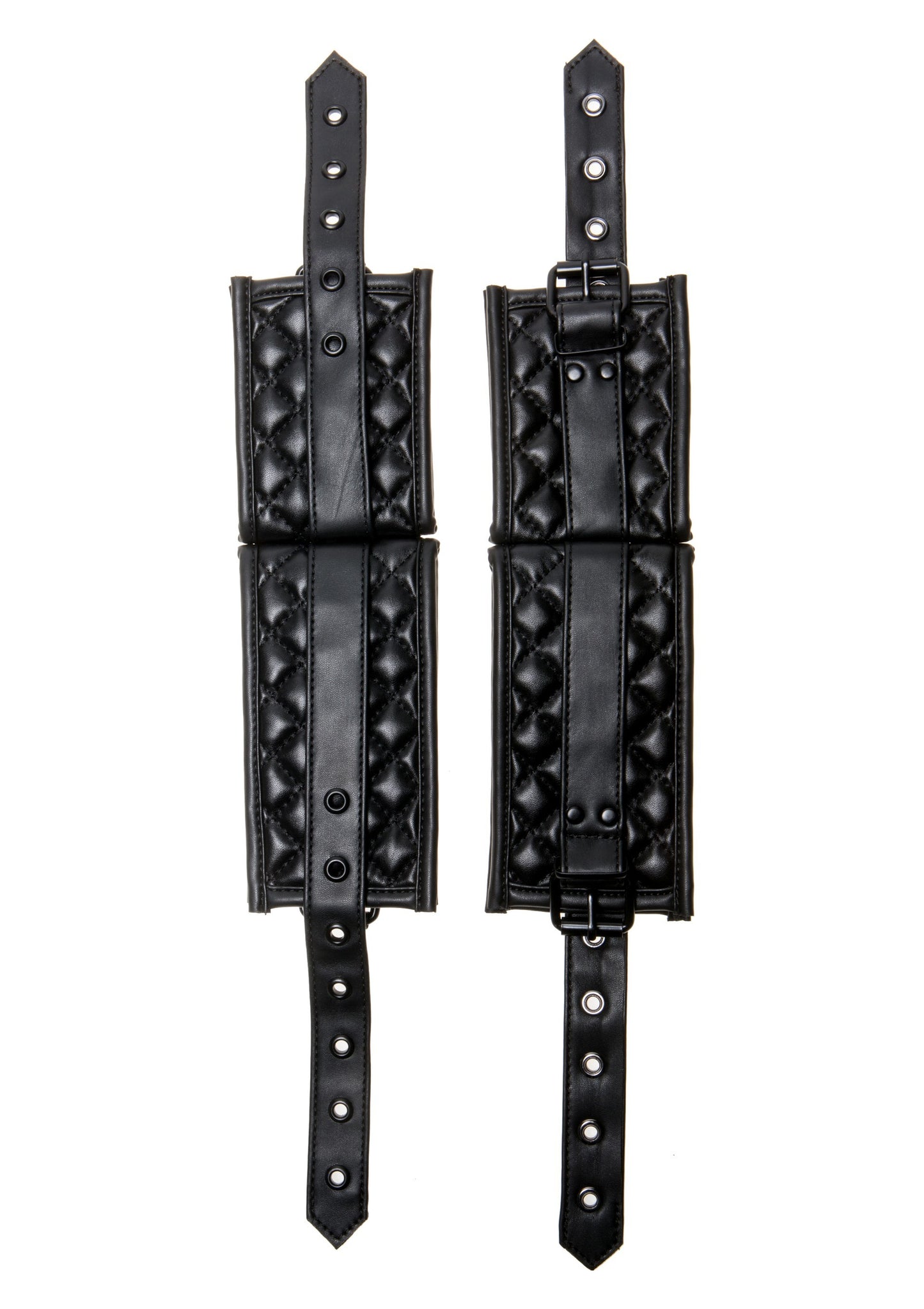 manette cavigliere fetish costrittivo nero wrist and ankle cuffs