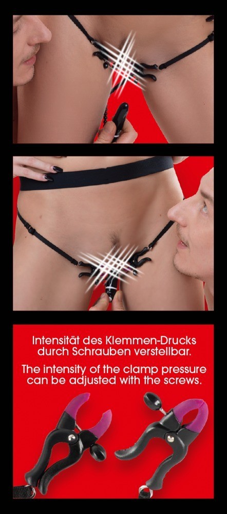 perizoma vibrante Spreader String with Vibrator von Bad Kitty