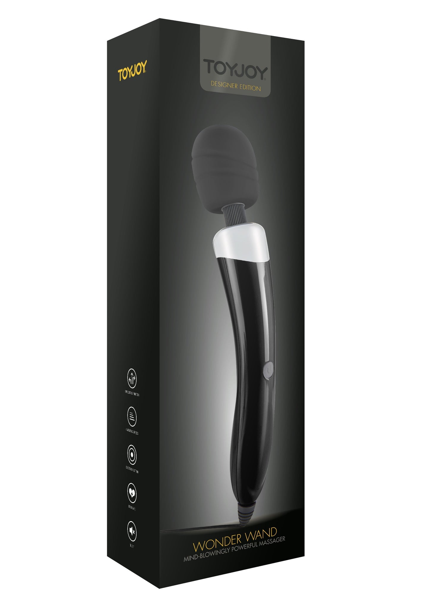 vibratore nero Wonder Wand Massager