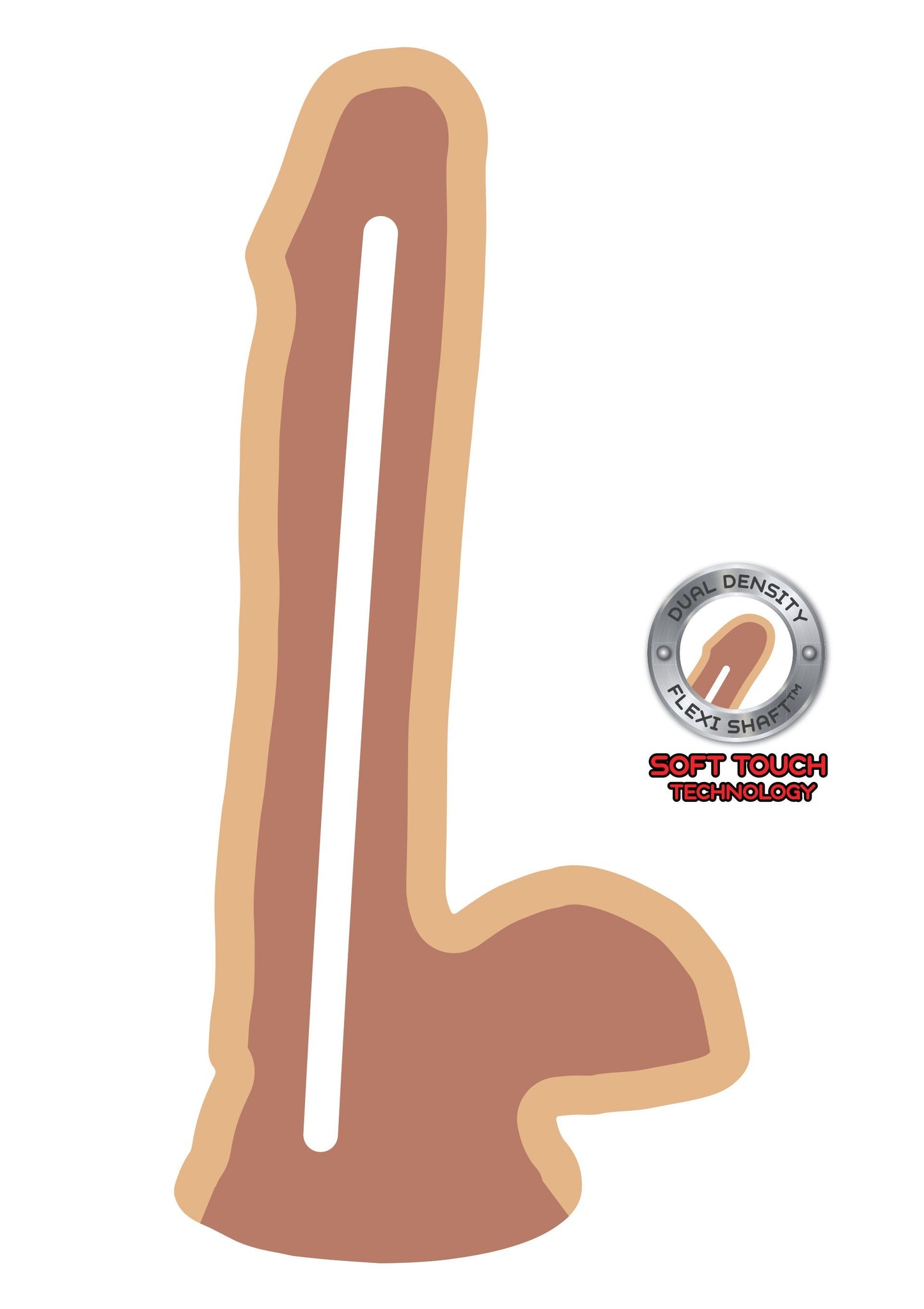 dildo fallo pene finto con ventosa e testicoli