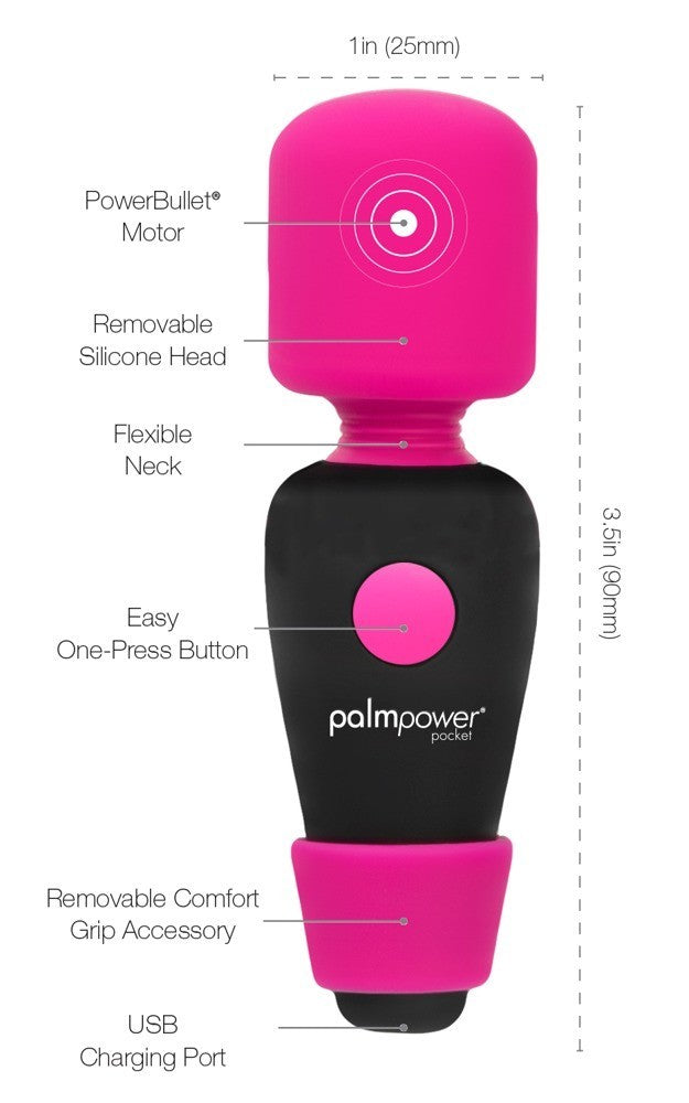 vibratore stimolatore wand mini vib pocket