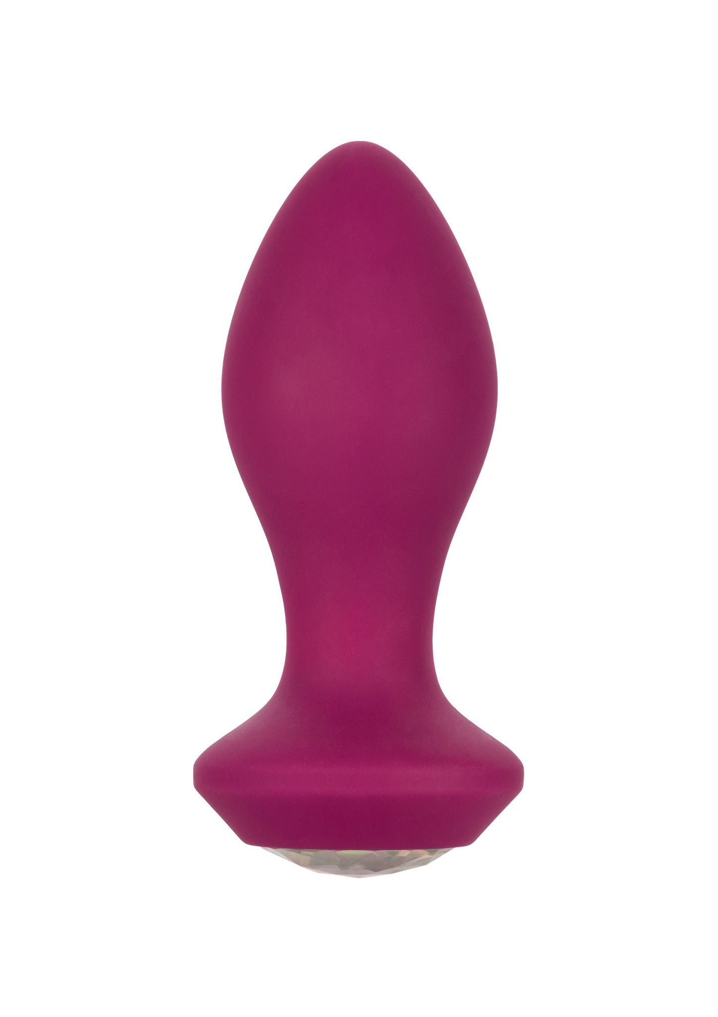 Vibratore anale plug in silicone Vibrating Crystal Probe red